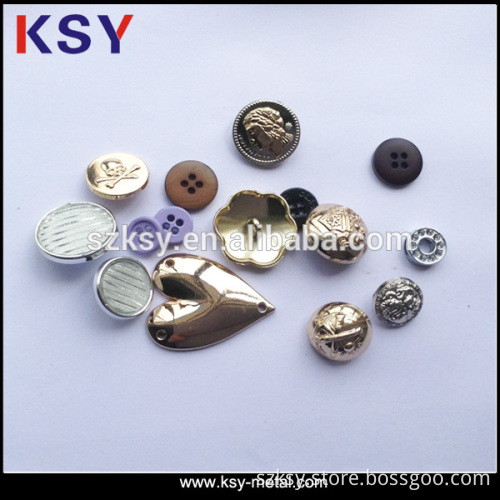 Top sale rose shape fabric buttons with faactory prices